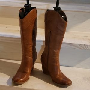 Brown Wedge size 7 Old Navy boots